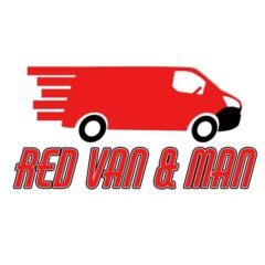 Red Van and Man